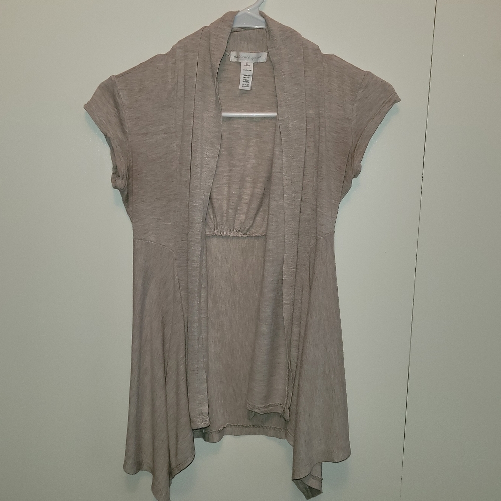 Tan Layering Top